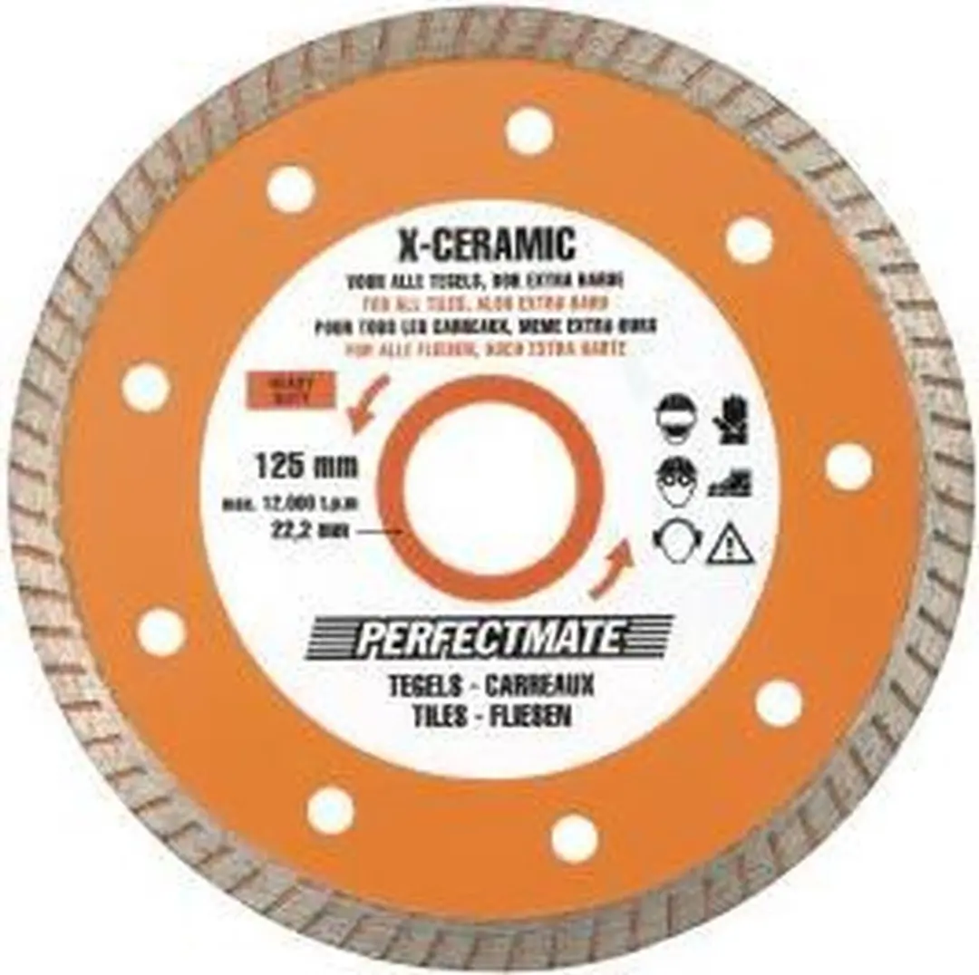 InterDynamics Diamantzaag Perfectmate 125mm X-ceramic - Keramiek