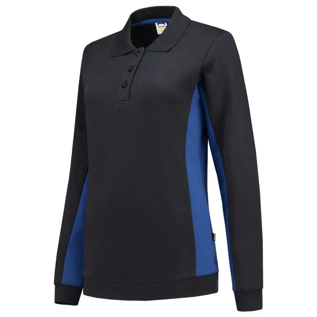 Tricorp 302002 Polosweater Dames - Marineblauw/Koningsblauw M - afbeelding 5 van 6
