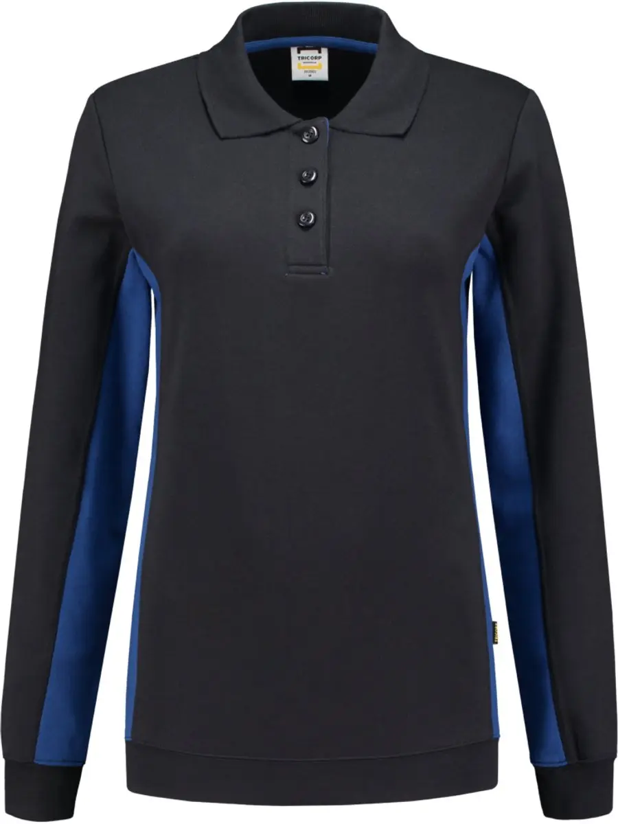 Tricorp 302002 Polosweater Dames - Marineblauw/Koningsblauw M - afbeelding 6 van 6