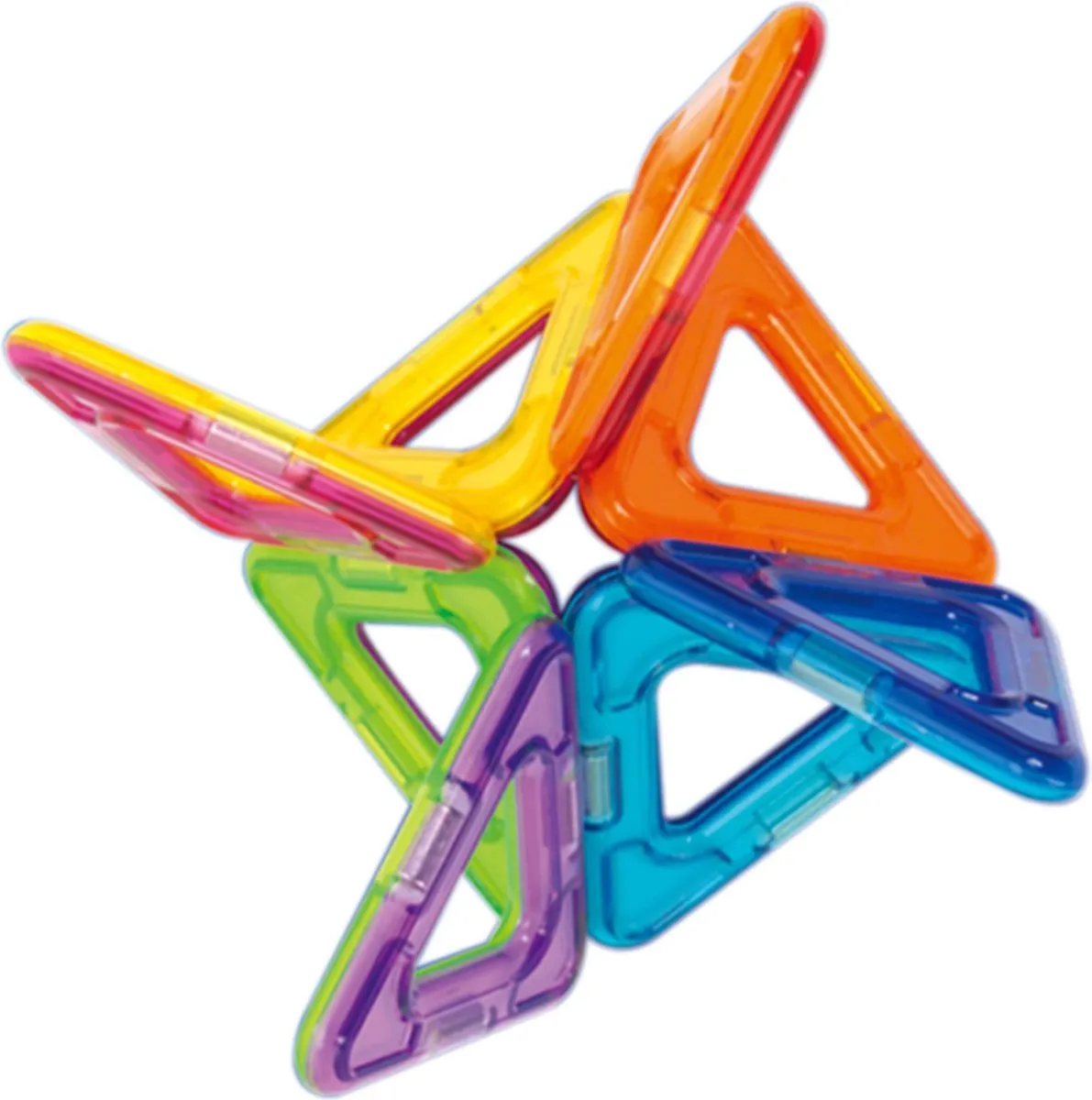 Magformers Triangle Standard Set Magnetische Bouwset 8-delig - Multi