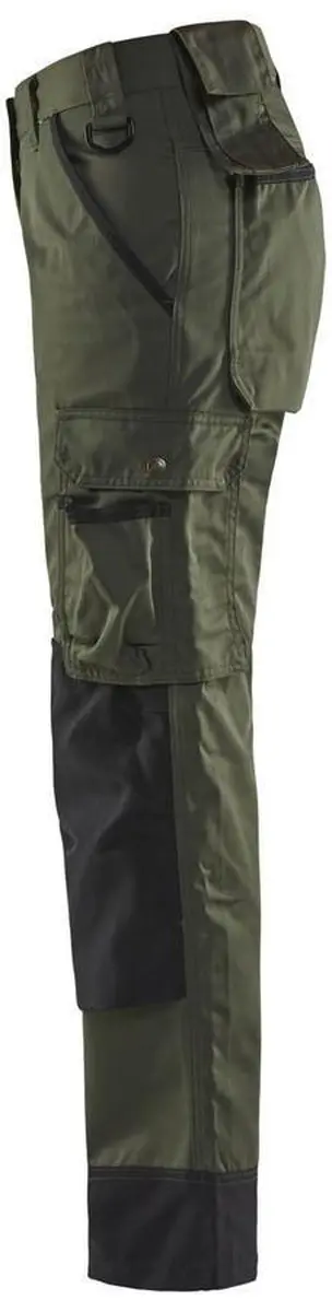 Blåkläder Dames Garden Werkbroek 7154-1835 - 46 Army Groen/Zwart