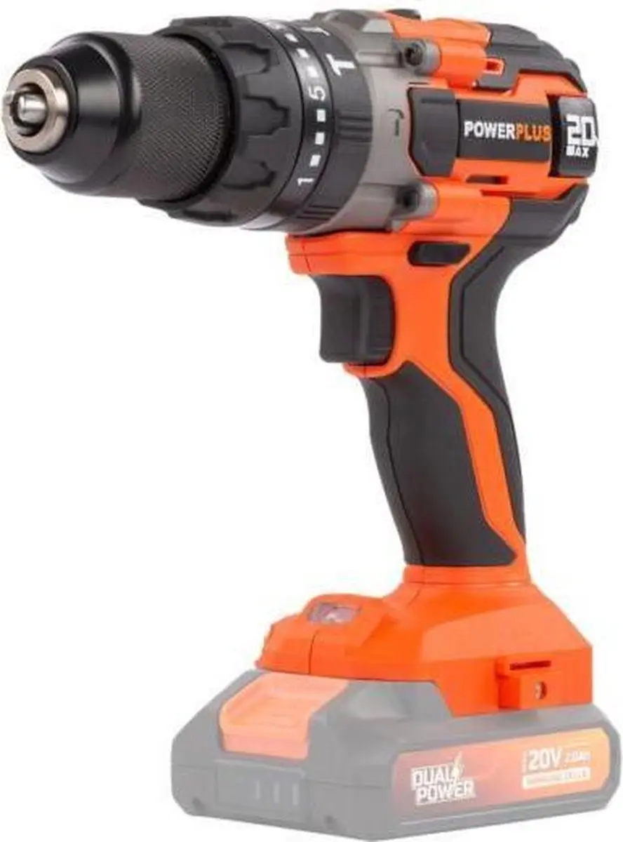 Powerplus POWDP15200 Accuboormachine Klopfunctie 20V