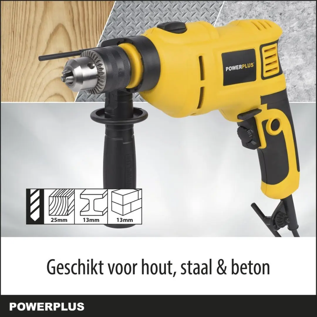Powerplus POWX0260 Klopboormachine 650W - 28,65 Nm