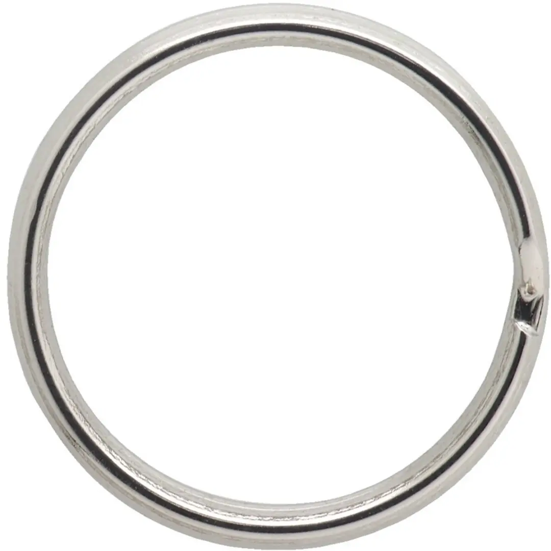 Dulimex 1602-38N Sleutelring - Ø38mm Vernikkeld - 100 Stuks