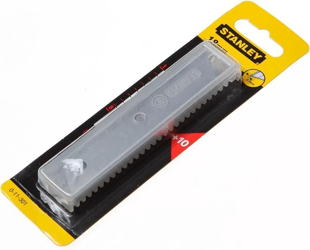 Stanley Afbreekmesjes 18mm - 10 Stuks