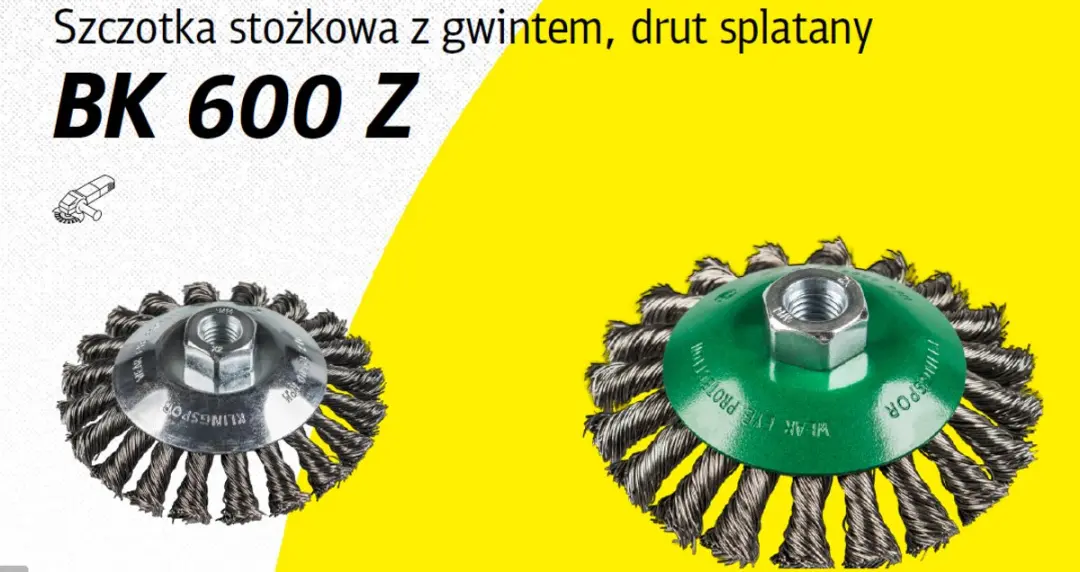 Klingspor BK 600 Z Kegelborstel Inox - Staal