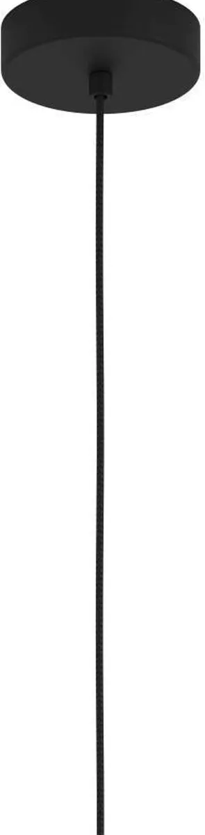 Eglo Pinto Textil 1 Hanglamp Ø12cm - Zwart