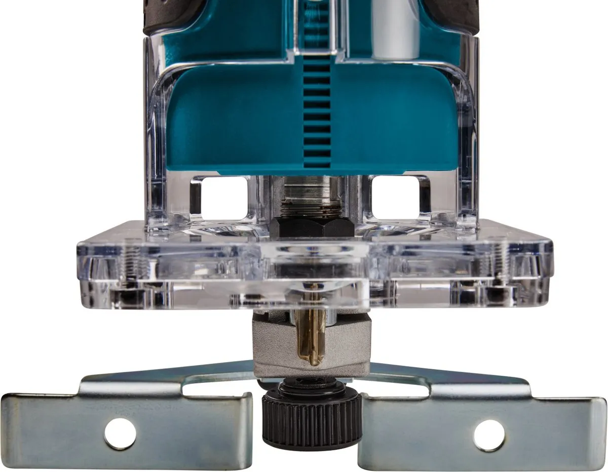 Makita 3711 Kantenfreesmachine 6mm - Zwart/Turquoise