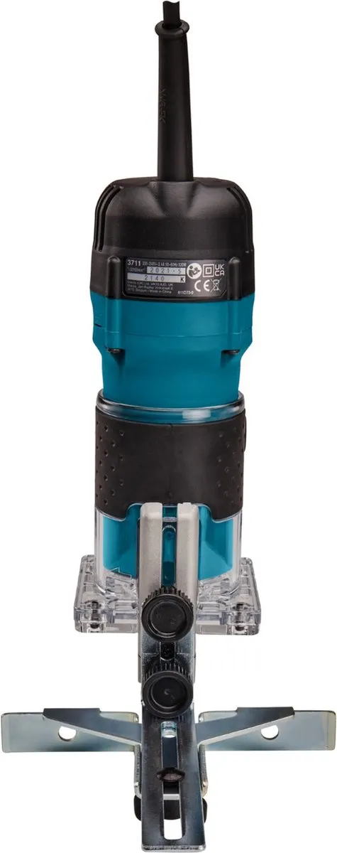 Makita 3711 Kantenfreesmachine 6mm - Zwart/Turquoise