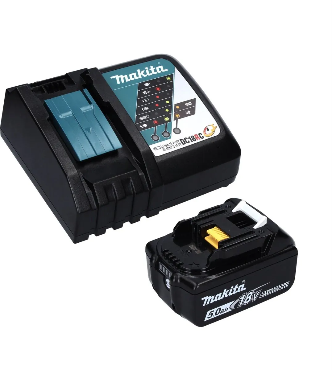 Makita DTW 701 RT1J Slagmoersleutel 18V 700Nm - Borstelloos - afbeelding 5 van 6
