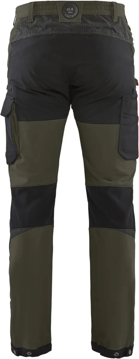 Blåkläder Service Werkbroek 1422-1645 - 146 - Groen/Zwart