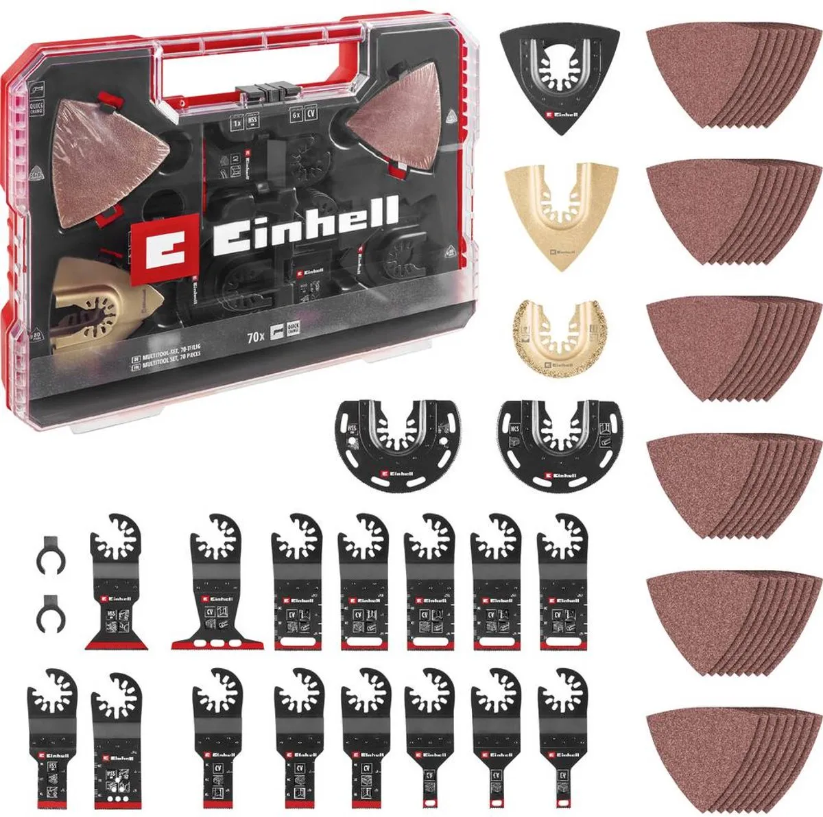 Einhell Multitoolset 70-delig - XXL-Case