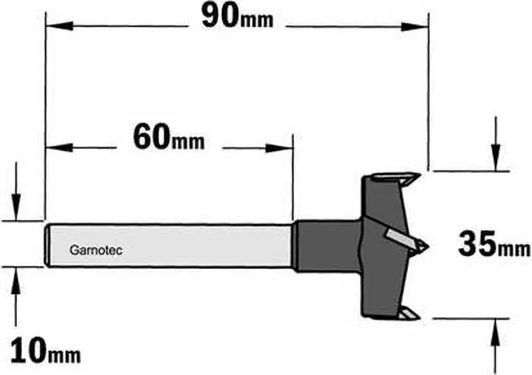 CMT 512.350.11 Houtboor - 1 Stuk