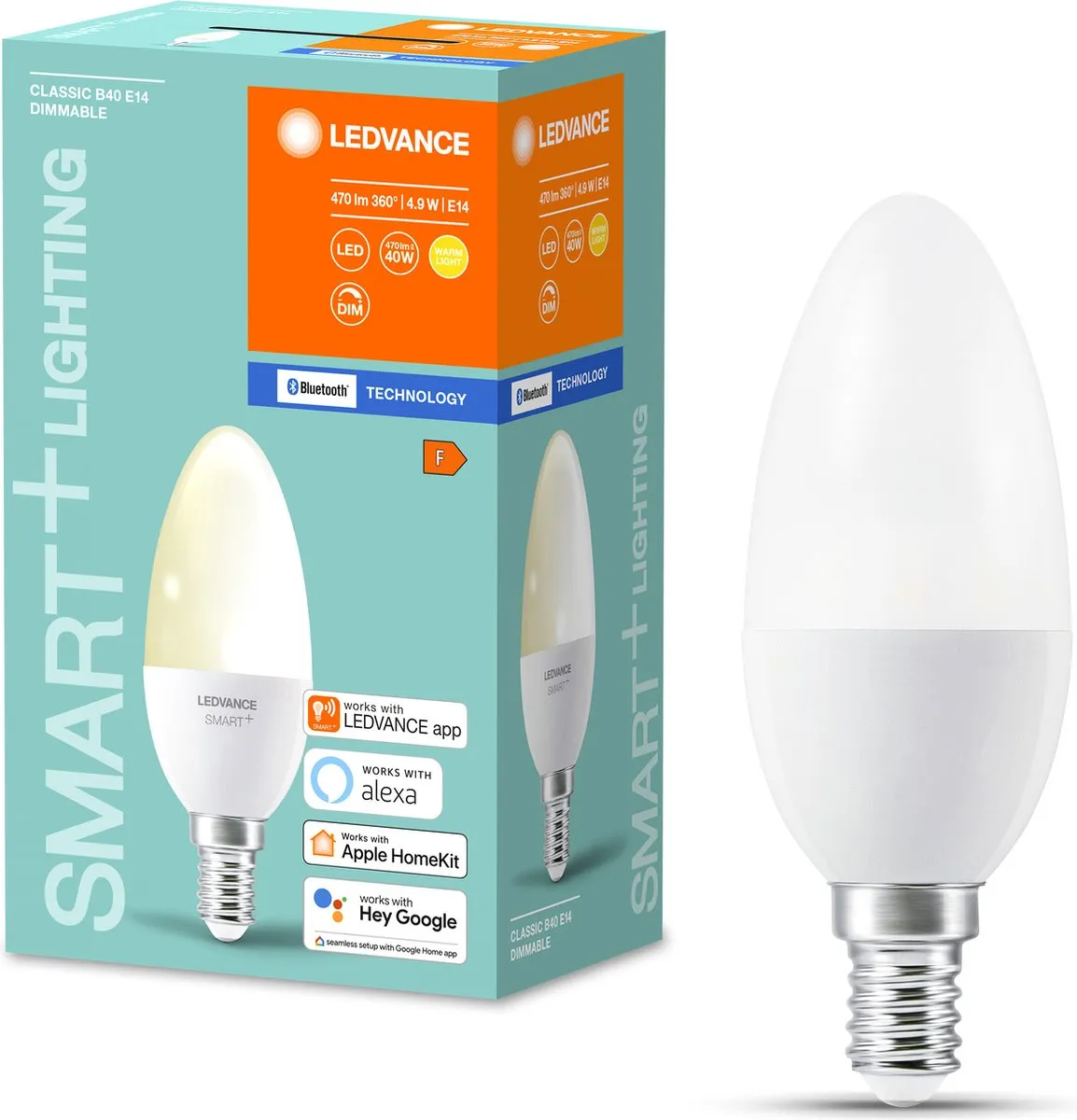 LEDVANCE SMART+ Candle Dimmable E14 5W Warm Wit - afbeelding 6 van 6