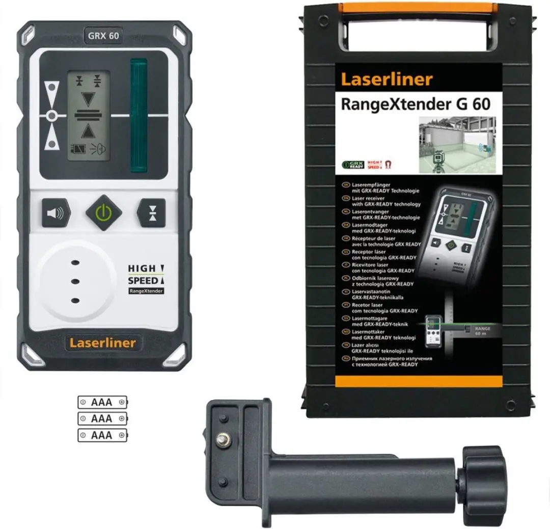 Laserliner 033.55A Laserontvanger - RangeXtender G 60 Universele houder