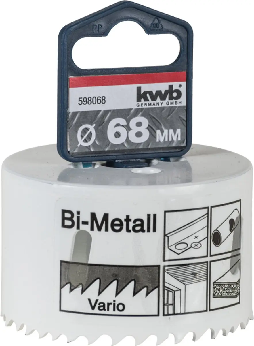 KWB HSS-CO Bi-metaal Gatenzaag 68mm - Aluminium