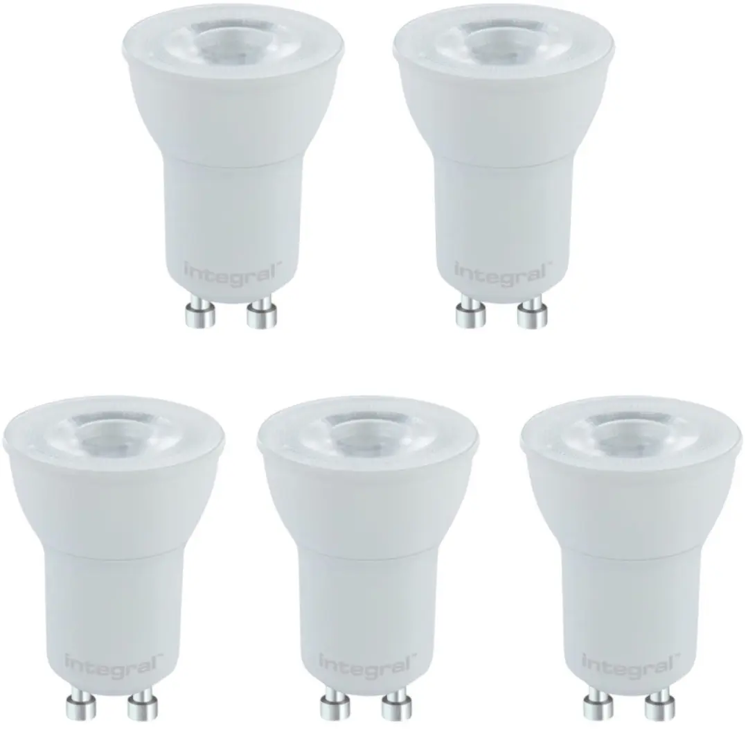 Integral 5x GU10 LED Spot 2.8W 270 Lumen Koel Wit