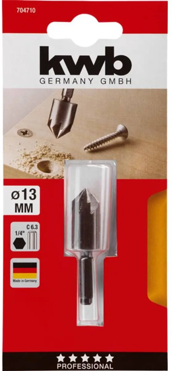 KWB Verzinkboor WS 704710 - 13mm
