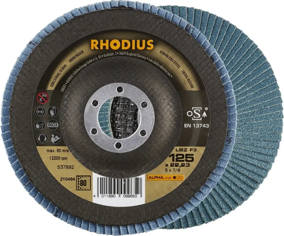Rhodius Lamellenschijf LSZ-F3 125mm - 10 Stuks