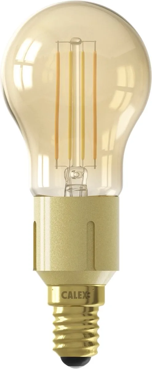 Calex Wifi LED Filament Lamp E14 4,5W - Goud - 1800K