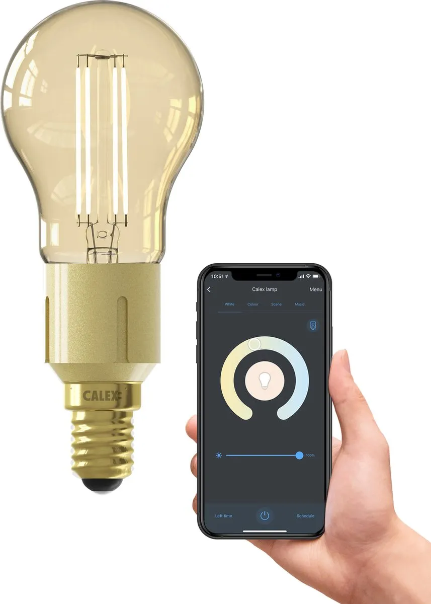 Calex Wifi LED Filament Lamp E14 4,5W