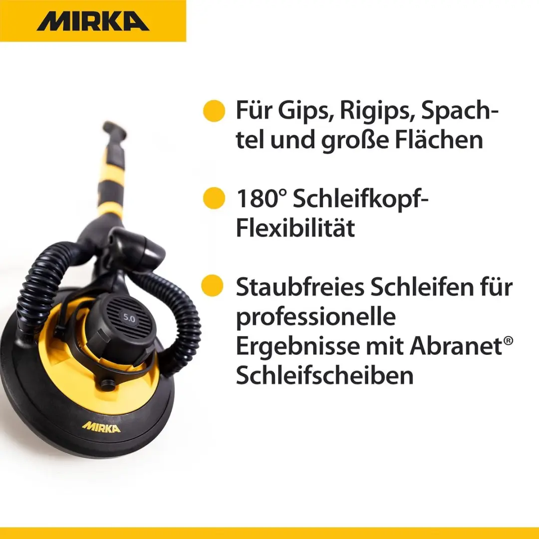 Mirka Leros 950CV Wandschuurmachine 225mm