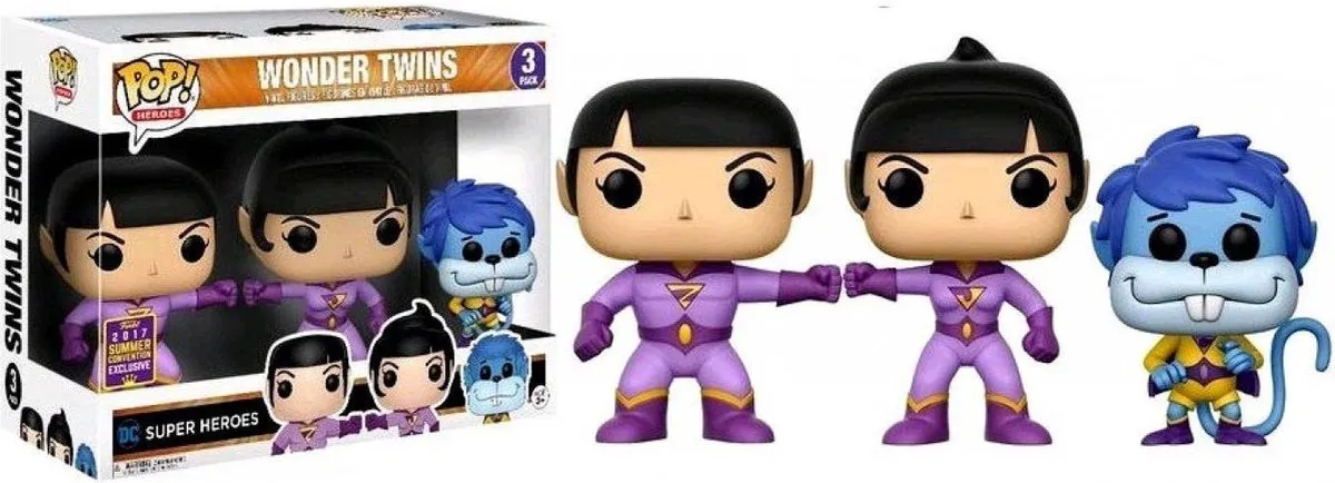 Funko Pop! DC Wonder Twins 3-Pack