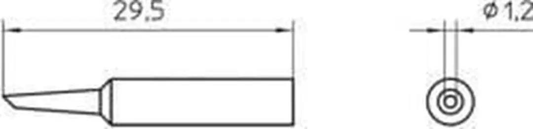 Weller XNT 4 Soldeerpunt 1.2mm - T0054485599