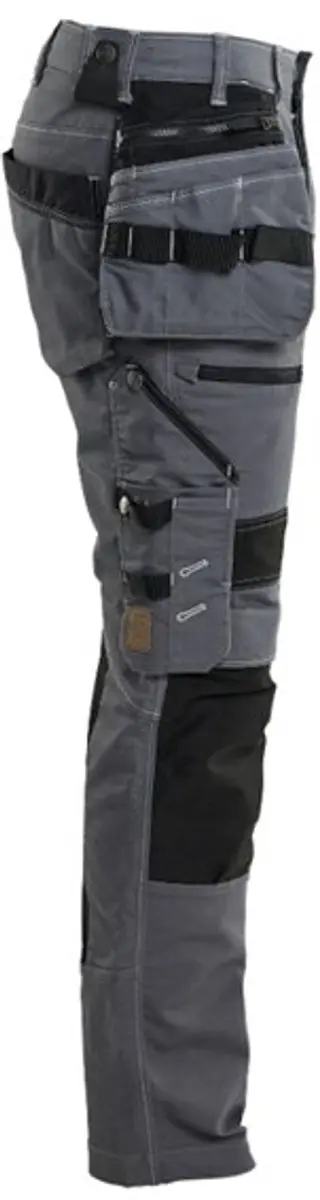 Blåkläder X1900 Werkbroek Denim Stretch Grijs/Zwart - Maat 52