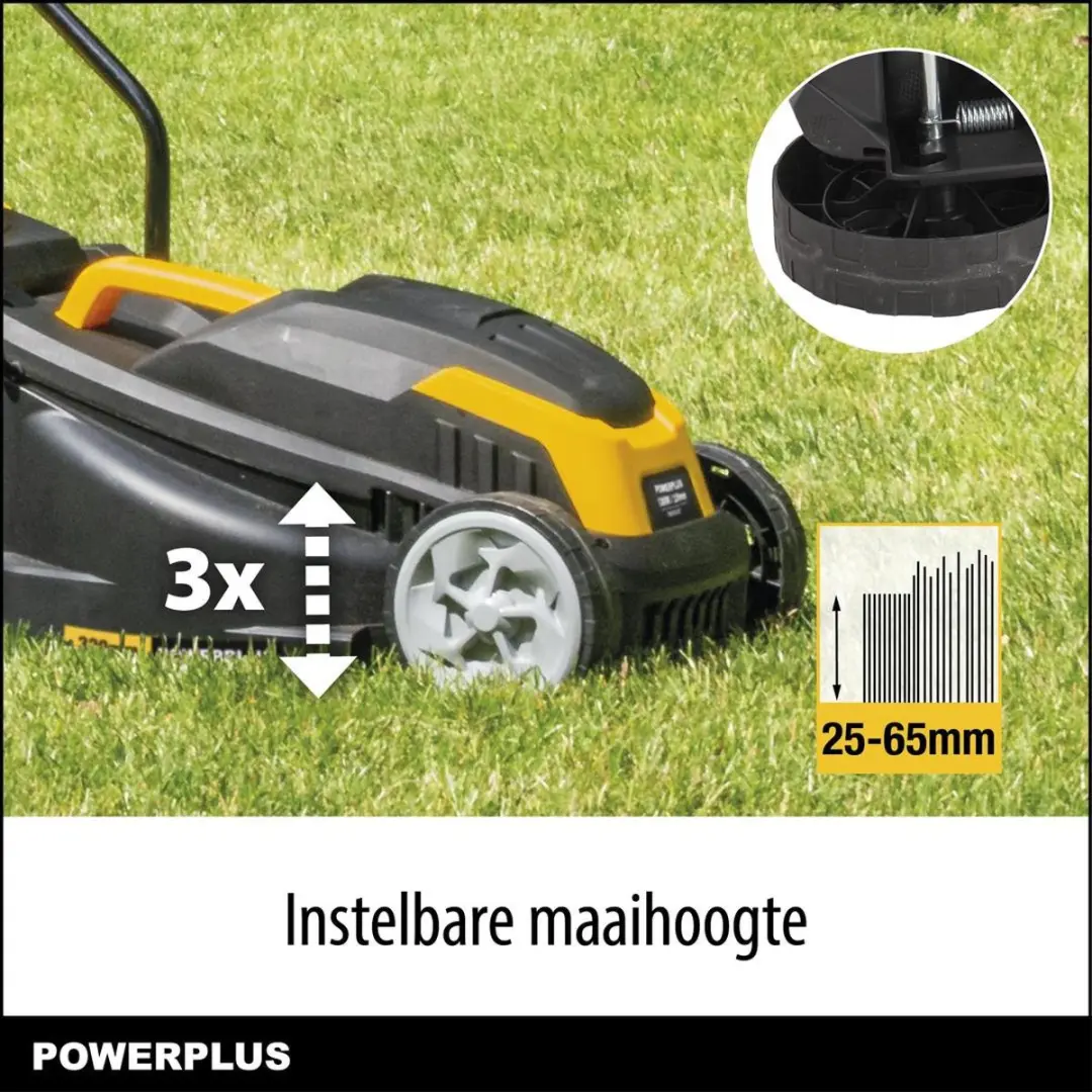 Powerplus POWXG62205T Tuingereedschapset - Grasmaaier 320mm & Trimmer 250W - afbeelding 6 van 6