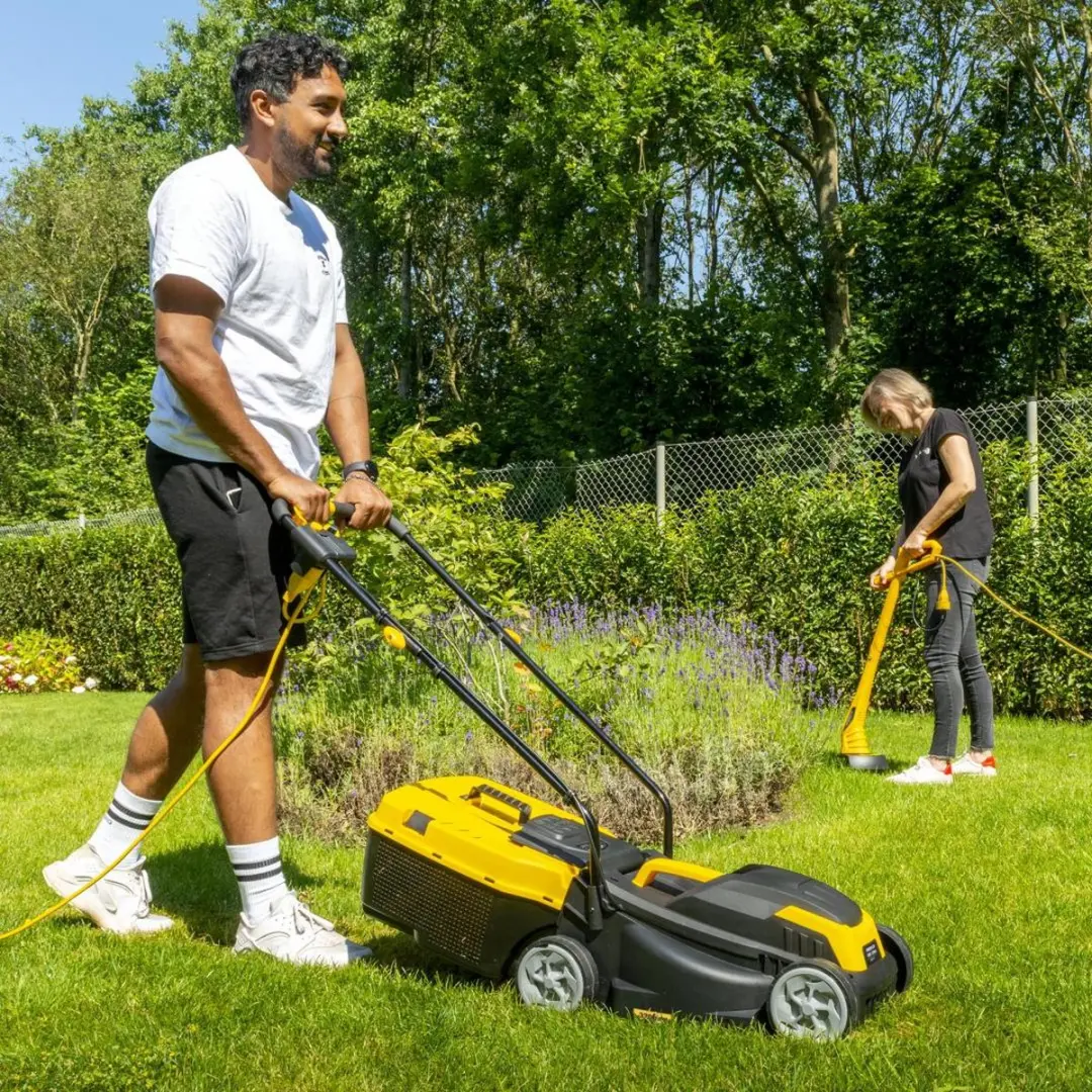 Powerplus POWXG62205T Tuingereedschapset - Grasmaaier 320mm & Trimmer 250W