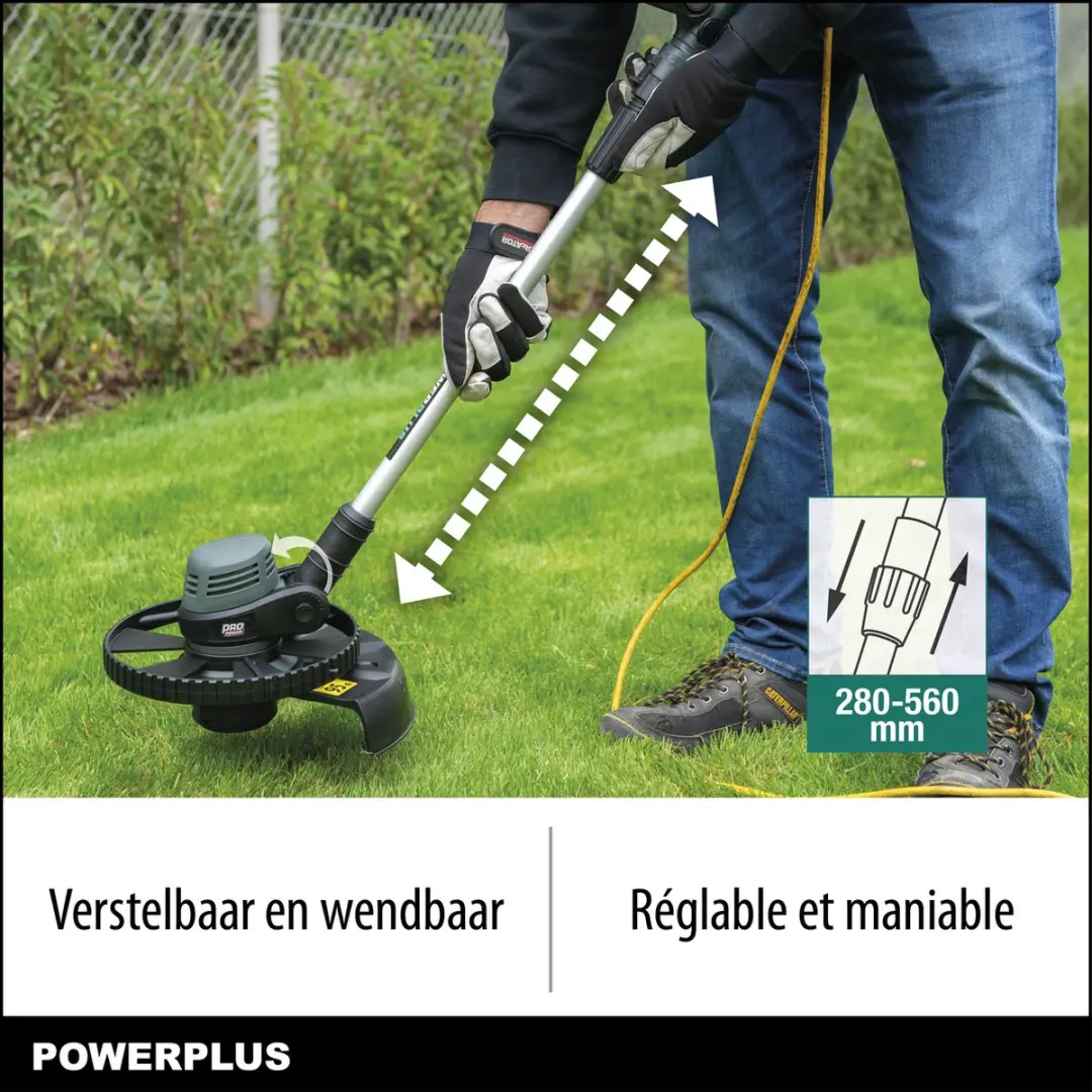 Powerplus POWPG40220 Elektrische Grastrimmer 650W - 320mm