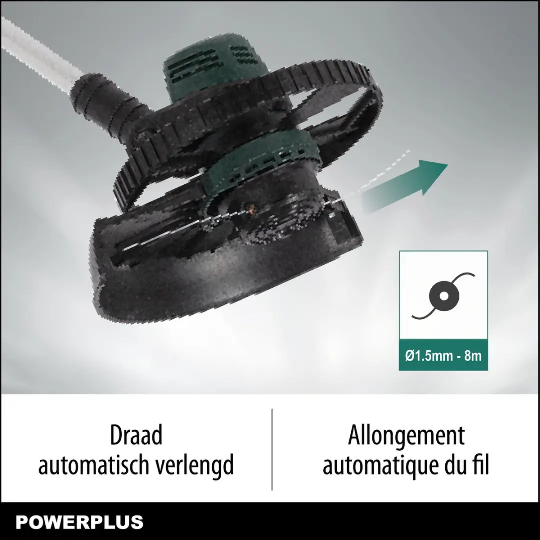 Powerplus POWPG40220 Elektrische Grastrimmer 650W - 320mm - afbeelding 6 van 6