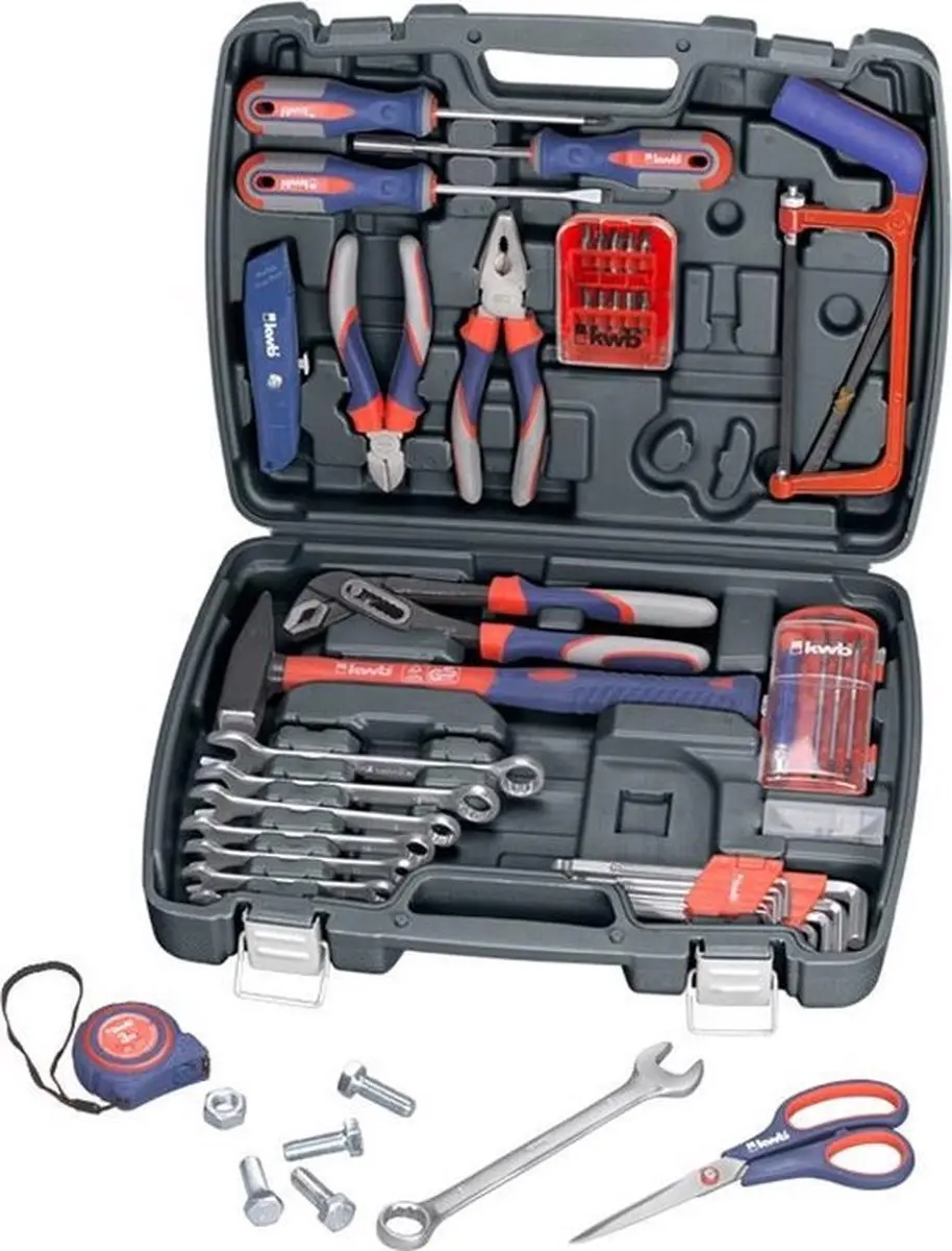 KWB Gereedschapskoffer 65-delig KWB370730 - Multicolor - afbeelding 6 van 6