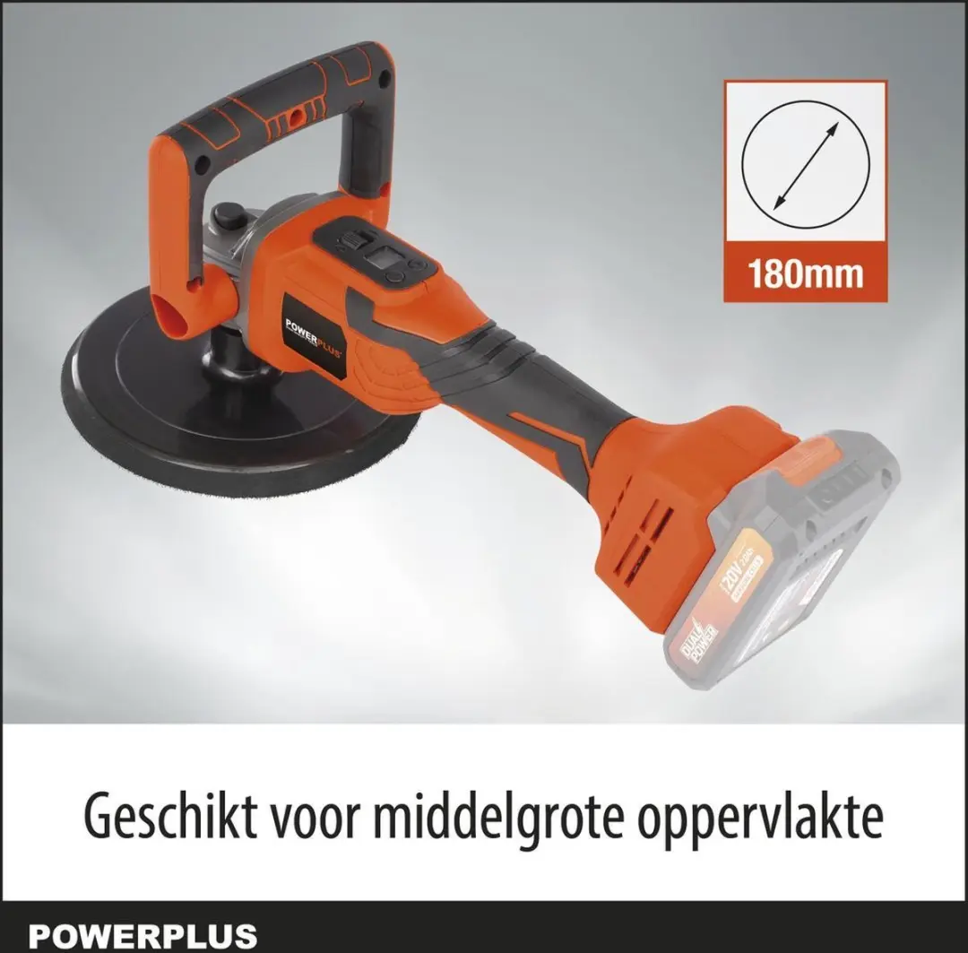Powerplus POWDP4070 Haakse Poliermachine 180mm