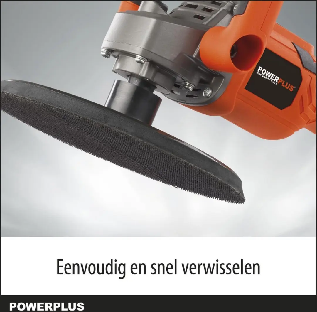 Powerplus POWDP4070 Haakse Poliermachine 180mm