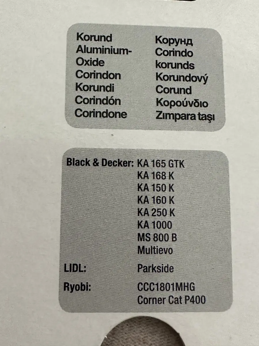 KWB Deltaschuurpapier Korrel 120 - 140x100mm - 5 Stuks