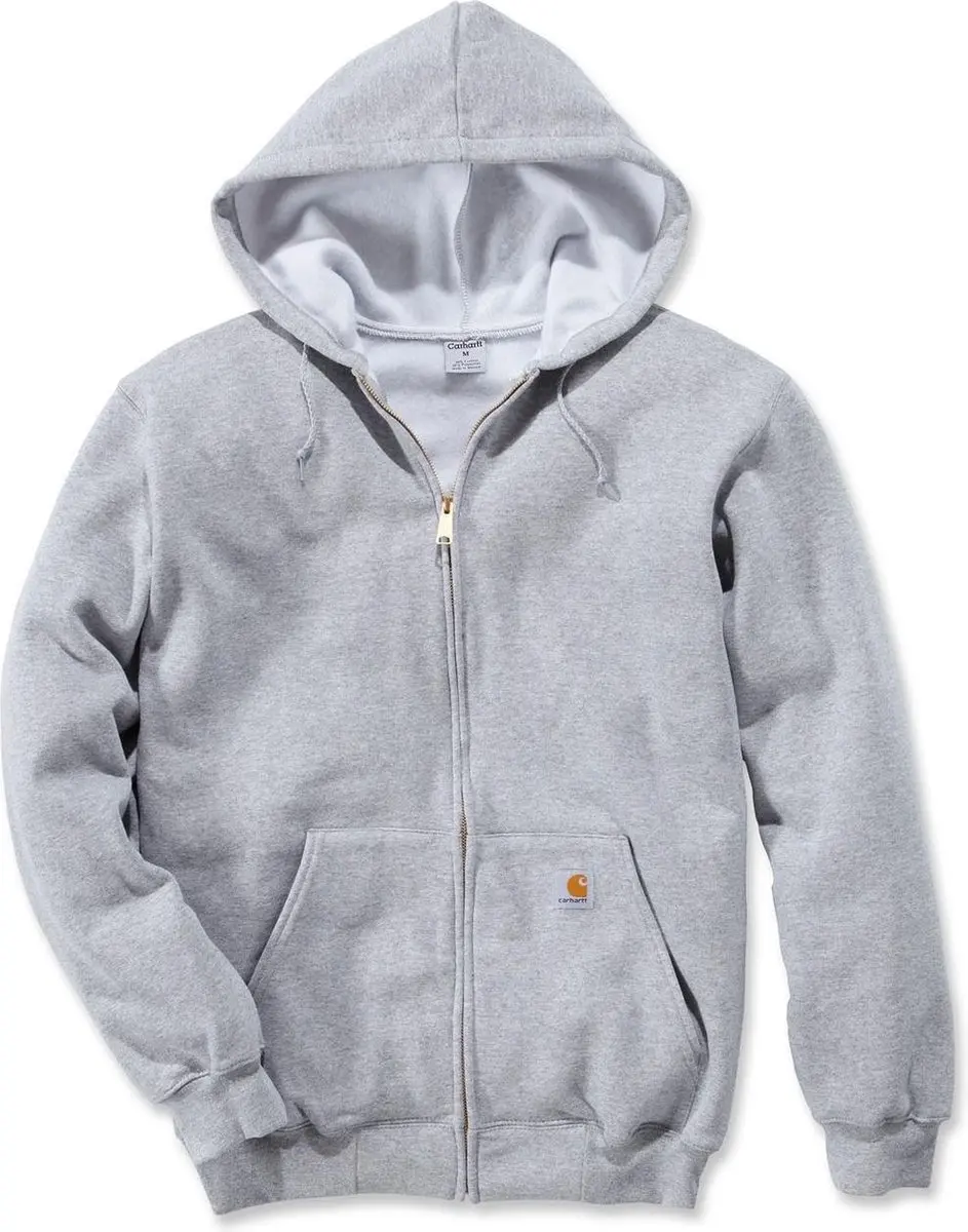 Carhartt K122 Midweight Hooded Sweatshirt - L - Zwart - afbeelding 6 van 6