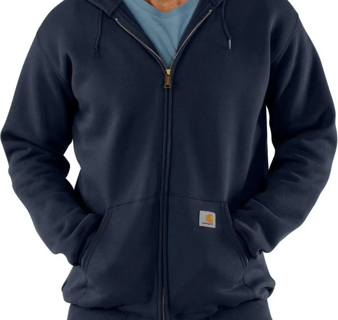 Carhartt K122 Midweight Hooded Sweatshirt - L - Zwart