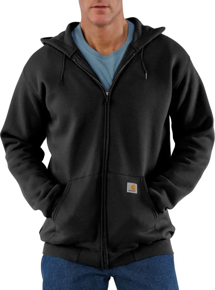 Carhartt K122 Midweight Hooded Sweatshirt - L - Zwart