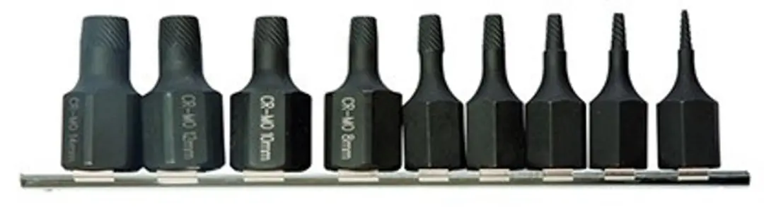 RODAC RA8690 Demontage-dopsleutelset - 9-delig - Zwart