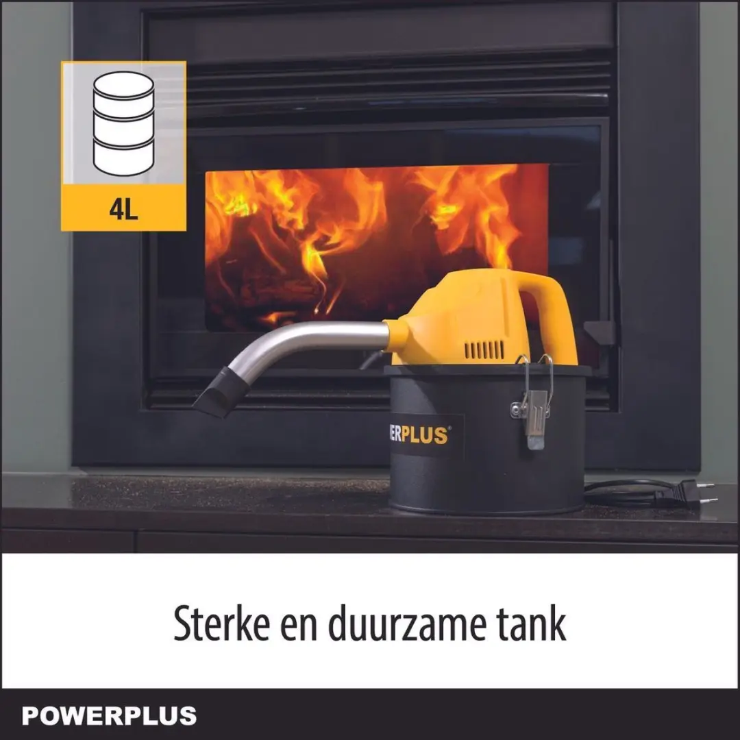 Powerplus POWX3004 Aszuiger 600W - 4L - Geel