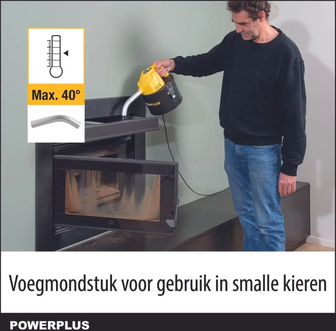 Powerplus POWX3004 Aszuiger 600W - 4L - Geel