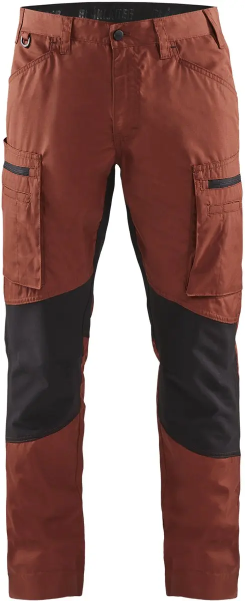 Blåkläder Service Werkbroek 100 - Gebrand Rood/Zwart