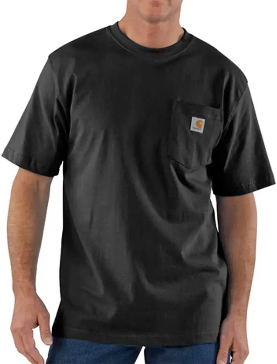 Carhartt Dearborn T-shirts Combi - S - Zwart