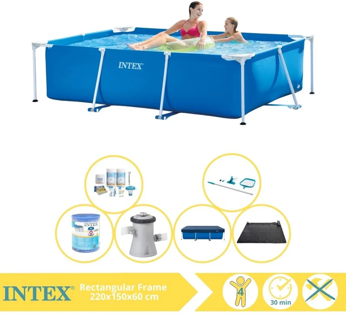 Intex 28270NP Opzetzwembad 220x150x60cm