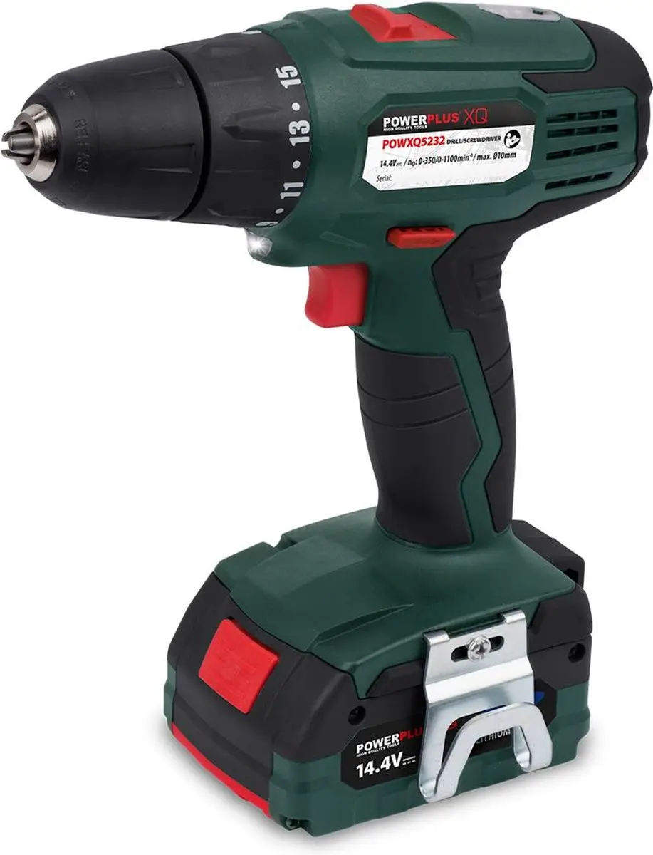 Powerplus POWXQ5232 Accuboormachine 14,4V - 2x 2000mAh