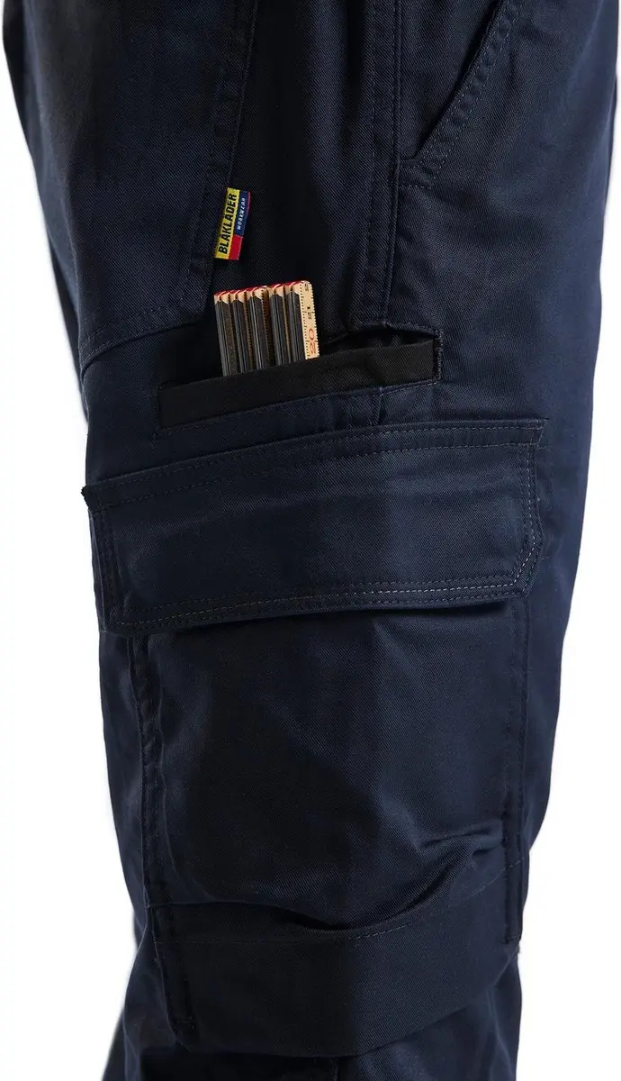 Blåkläder Industrie Werkbroek 1444-1832 - Maat 46 - Donker Marineblauw/Zwart