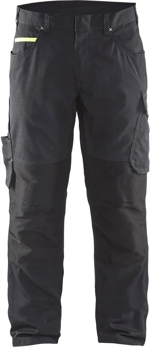 Blåkläder Service Werkbroek 1495-1330 - Zwart/Geel - Maat 56