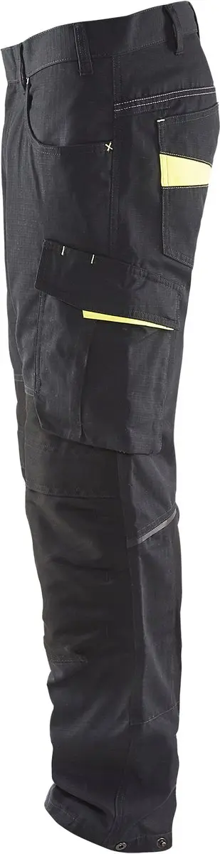 Blåkläder Service Werkbroek 1495-1330 - Zwart/Geel - Maat 56